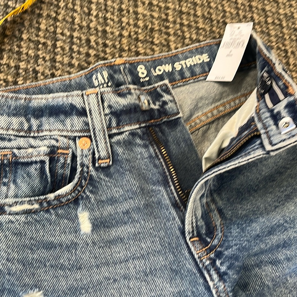 NWT Girls Gap Low Stride wide leg soft jeans